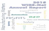 2015 WIRE-Net Annual Report Manufacturing Matters … Matters owth 2015 WIRE-Net Annual Report. ... WIRE-Net gained 531 net new fans and followers and had ... Aisco Metallizing Corp