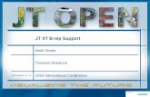 JT XT B-rep Support - Siemens PLM Software · JT XT B-rep Support Mark Stowe ... o Data Exchange Automation ... • SP3D to/from JT • DGN to/from JT (Available Q4 2010) • JT to