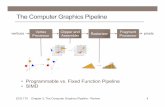 The Computer Graphics Pipeline - University of California ...idav.ucdavis.edu/~obermaier/Lecture_Chapter3_a.pdf · The Computer Graphics Pipeline ... ECS 175 Chapter 3: Object Representation