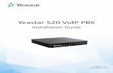 Yeastar S20 VoIP PBX - Yeastar Solutions UK S20 Installation Guide 2/12 Content Welcome 3 Before You Start ...
