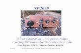 NC2030 - NorCal QRP Club - Home Page Filter Design, cont. • NC2030 filtering was designed to minimize ringing. – Rx has a very natural, open sound, an improved audio experience.
