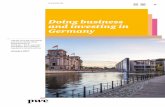 Doing business and investing in Germany - PwC · 14 Doing business and investing in Germany Doing business and investing in Germany 15 ... although the weather can often only be described