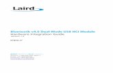 Bluetooth v4.0 Dual-Mode USB HCI Module Sheets/Laird Technologies/BT800... · Bluetooth v4.0 Dual-Mode USB HCI Module ... 2 Laird REVISION HISTORY ... EEPROM 2-wire 64 K bits Coexistence
