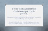 Fraud Risk Assessment Cash Receipts Cycleroselliclark.com/wp-content/uploads/2016/09/Fraud-Risk-Assessment... · Fraud Risk Assessment Cash Receipts Cycle ... in the Cash Disbursement