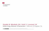 Grade 8: Module 2A: Unit 1: Lesson 14 Inferring About ... · Inferring About Character : Atticus (Chapter 5) ... • Chapter 5 of To Kill a Mockingbird Close ... collect the exit