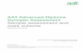 AAT Advanced Diploma Synoptic Assessment Sample assessment ... · Synoptic Assessment – SAMS – Assessment book 5 ... Being offered gifts by the sales manager is to the accountant’s