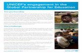 UNICEF’s engagement in the Global Partnership for Education · 2018-03-09 · The Global Partnership for Education (GPE) ... • Support to strengthen sector coordination and dialogue