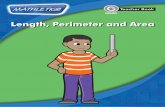 Length, Perimeter and Area - Six Point Won! · 2013-02-08 · h The height of a Year 6 student eg. 100 cm = 1 m 10 m = 0.001 km etc. mm m ... Length, Perimeter and Area The average