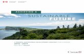 Federal Sustainable Development Strategy 2016 - … · sustainable future achieving a a federal sustainable development strategy for canada fall 2017 update 2016–2019