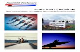 Santa Ana Operations - Electronic Fasteners, Inc. · Santa Ana Operations ... of quality aerospace threaded fasteners and hydraulic system products. Our objective is to provide products