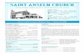 SAINT ANSELM CHURCH - St. Anselm Parishstanselmparish.com/wp-content/uploads/2011/01/PB-10-15-17.pdf · SAINT ANSELM CHURCH 12670 DUNKS FERRY ROAD PHILADELPHIA, PA 19154 PARISH CENTER