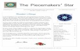 The Piecemakers Star - Town of Grand Valley€¦ · The Piecemakers’ Star ... Lucky Draw: Susan Pirie, ... To My Secret Sister Thank you so much for spoiling me on my birthday!