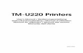 TM-U220 Printers - Yahoolib.store.yahoo.net/lib/directron/U220UsersManual.pdfDIP Switch Tables US ... TM-U220 Printers User’s Manual DIP Switches and Specifications ... without the