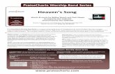 Heaven's Song (PREVIEW ONLY) - praisecharts.com · Piano, Vocal part includes a full piano part in “songbook fo comfortable with playing from a chord chart. ... popular recording