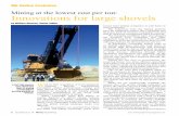 Innovations for large shovels - Mining engineeringme.smenet.org/docs/Publications/ME/Issue/DEC_Web_Only_Feature.pdfInnovations for large shovels by William Gleason, Senior Editor With