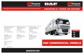 Grayson · DAF COMMERCIAL VEHICLE LF CF XF OUR RANGE Grayson THERMAL SYSTEMS HEAD OFFICE & ALUMINIUM TECHNOLOGY CENTRE Wharfdale House 257 Wharfdale Road Tyseley, Birmingham