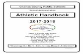 School Administration Athletic Handbook Administration Athletic Handbook 2017-2018 Henry E. Lackey High School La Plata High School Maurice J. McDonough High School North Point High
