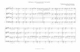What a Wonderful World - Free LDS Sheet Musicfreeldssheetmusic.org/music/inline_download_file?... · What a Wonderful World For SATB voices Original words & music by George David