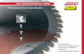 THE PROFESSIONALS’ EDGE - H&O Die Supply, Inc. · 2009-07-15 · THE PROFESSIONALS’ EDGE ... Mitre Box Saw Blades ... track of the exceptionally complicated honing programs found