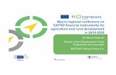 Macro-regional conference on EAFRD financial instruments ... · #ficompass Macro-regional conference on EAFRD financial instruments for agriculture and rural development in 2014-2020