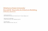 Oklahoma State University Donald W. Reynolds … State University Donald W. Reynolds Architecture Building Stillwater, Oklahoma DESIGN ARCHITECT OSU SCHOOL OF ARCHITECTURE FACULTY