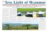 Volume XX, Number 243 6th All inclusiveness achieves … · Myanmar had to export marine products- fishes to Thailand as raw materials. ... MMM Plaza to open soon Mandalay, 18 Dec