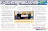 Alliance Awards Three College Scholarships! · 64th Annual Membership Meeting Highlights Our Annual Meeting was held at 7 PM on May 21, 2012 at the RiverChase in Fenton, Missouri.