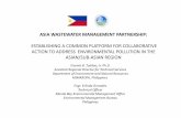 ASIA WASTEWATER MANAGEMENT PARTNERSHIP and effective wastewater treatment, and control of wastewater generation through the use of proper and cost-effective technologies, and strict