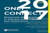 2017 REPORT ONLY 20 CONNECT! - Netter Center for … · Dear Friends, “Only connect!” The powerful, evocative . epigraph to E. M. Forster’s . Howard’s End. captures the essence