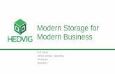Modern Storage for Modern Business - MSST Confere provisioning Source: Forrester Technology Adoption