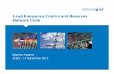 Load-Frequency Control and Reserves Network Code · 10 Load Frequency Control & Reserves Chapter 3: Frequency Containment Reserves Methods and requirements for calculation of required