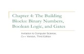 Chapter 4: The Building Blocks: Binary Numbers, Boolean ...personal.kent.edu/~asamba/cs10051/CS-10051Chap04.pdf · Invitation to Computer Science, C++ Version, Third Edition 3 Introduction