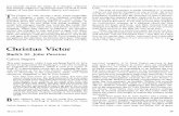 Christus Victor - University of Rochestertim/study/Bach Chritus Victor.pdfVictor, because the Victim: ... Bach' setting of the words of Jesus keeps before us the power and majestChristusy