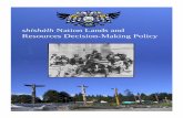shíshálh Nation Lands and Resources Decision-Making Policy · shíshálh Nation Lands and Resources Decision-Making Policy i TABLE OF CONTENTS shíshálh Nation Lands and Resources