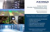 Data Center Design Optimisation and Commissioningaem.hk/resources/AEM Brochure - Data Centers - 2015.pdf · Comprehensive Testing and Commissioning Critical Systems viability Single