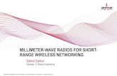 MILLIMETER-WAVE RADIOS FOR SHORT- RANGE WIRELESS NETWORKINGinlab.lab.asu.edu/nsf/files/Saikat.pdf · Broadcom Proprietary and Confidential. ... MILLIMETER-WAVE RADIOS FOR SHORT-RANGE