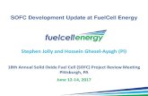 SOFC Development Update at FuelCell Energy - … Library/Events/2017/sofc proceedings... · SOFC Development Update at FuelCell Energy ... Test in Progress. ... at 4.7 A/cm 2) Reduced