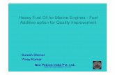 Heavy Fuel Oil for Marine Engines - Fuel Additive option ... · • product of total france ... • wartsila • b & w man • caterpillar • pielstick • sulzer • nigata ...