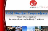 Cold Weather Preparedness - rfirst.org Analysis/ColdWeather/KC... · initiating a shutdown of the CT during startup. ... • Development of a Plant Freeze Protection Procedure which