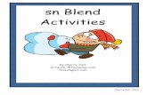 sn Blend Activities - to Carl Blend Set.pdfsn Blend Activities by Cherry Carl Artwork: ©Toonaday.com Toonclipart.com. ... Use words from the sn blends word bank to fill in the blanks