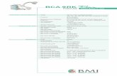 PD BCA 9RK Plus - 4ci.com 9RKPlus data sheet.pdf · BCA 9RK Product data. IMAGE ... In radiography it is not possible to control the x-ray emission any ... Radiography Working technique