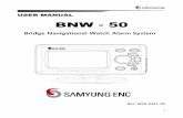USER MANUAL BNW - 50 - MARITECH ---- CONTENTS ---- CHAPTER 1 ABOUT BNWAS 10 CHAPTER 2 OPERATION OF BNWAS 11