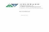 FEE SCHEDULE · 2017-02-15 · Chapter 2: Medical Treatment Facility Services ... Visual Prosthetic Devices ... Colorado State Procurement Rules, …