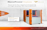 Your tool for rapid prototyping - qdusa.com · Your tool for rapid prototyping of high quality 3D nanodevices explore more! » Go beyond ... Plasmonics High resolution metal structures