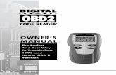 Table of Contents - innova.com · Table of Contents Title Page No. ... Manufacturer Specific Codes - Honda ... The OBD2 Code Reader is designed to work on all OBD 2 ...