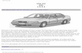 1994 Volvo 940 - volvoclubthailand.com€¦ · In case of emergency ... Do not export your Volvo to another country before investigating the ... ©1995 Volvo Cars of North America,
