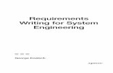 Requirements Writing for System Engineering - Home - …978-1-4842-2099... · 2017-08-29 · Requirements Writing for System Engineering George Koelsch Herndon, Virginia, ... Fault