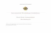 Sacramental Workshops Guidelines First Holy Communion ...dioceseofbaker.org/re_sacprep/DOB_EucharistWS_II.pdf · Sacramental Workshops Guidelines - First Holy Communion Workshop II