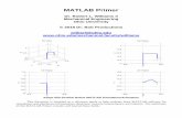 MATLAB Primer · 2017-11-28 · 3 MATLAB Primer Dr. Bob Williams williar4@ohio.edu Ohio University The purpose of this primer is to familiarize the student with MATLAB software in