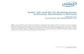 Intel® 64 and IA-32 Architectures Software Developer’s Manual · Intel® 64 and IA-32 Architectures Software Developer’s Manual Volume 2C: Instruction Set Reference, V-Z NOTE: